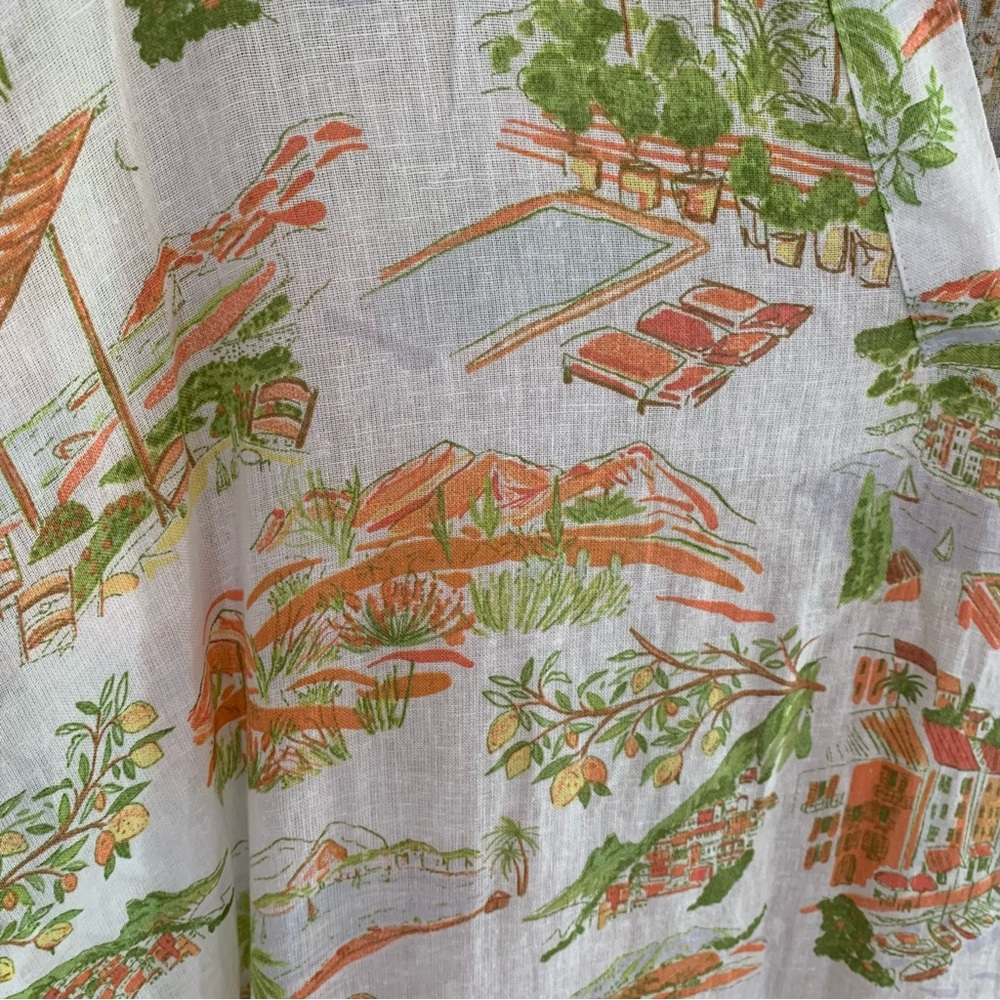 *NWT* Cynthia Rowley Tropical Print Beach Swim Cover Up / Kaftan - Picture 4 of 12